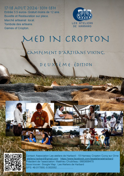 Affiche medieval viking Med in Cropton